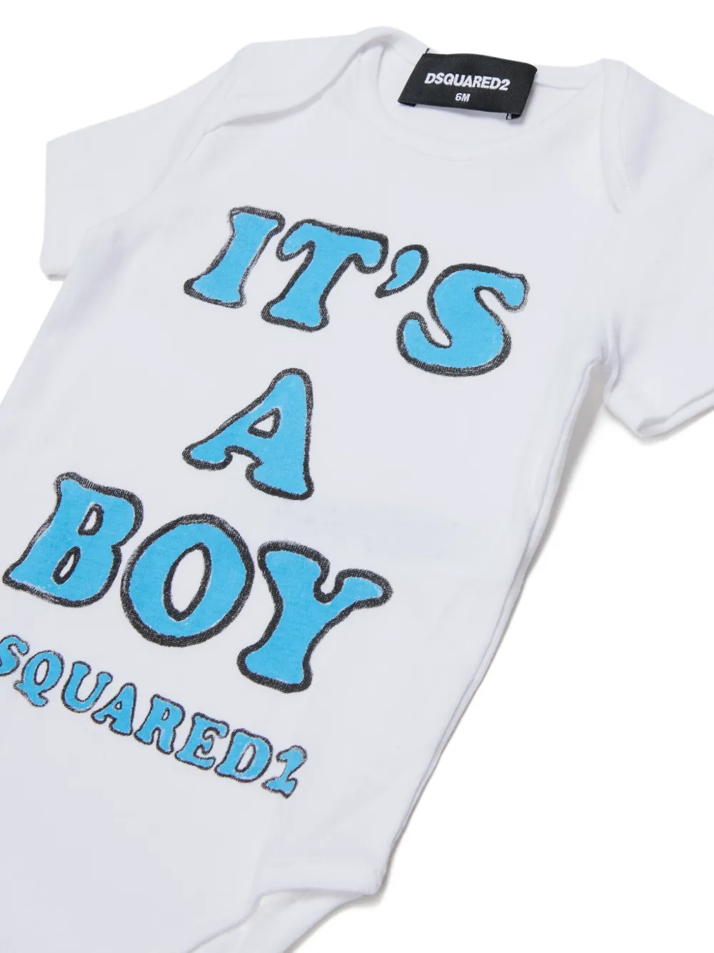  Dsquared2 Kids Body Con Logo Estampado - Blanco 