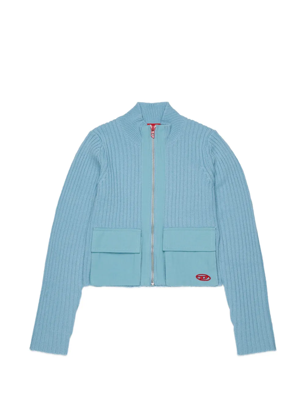 Diesel Kids Cardigan con zip - Blu