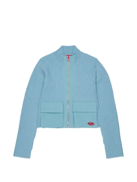 Diesel Kids zip-up cardigan