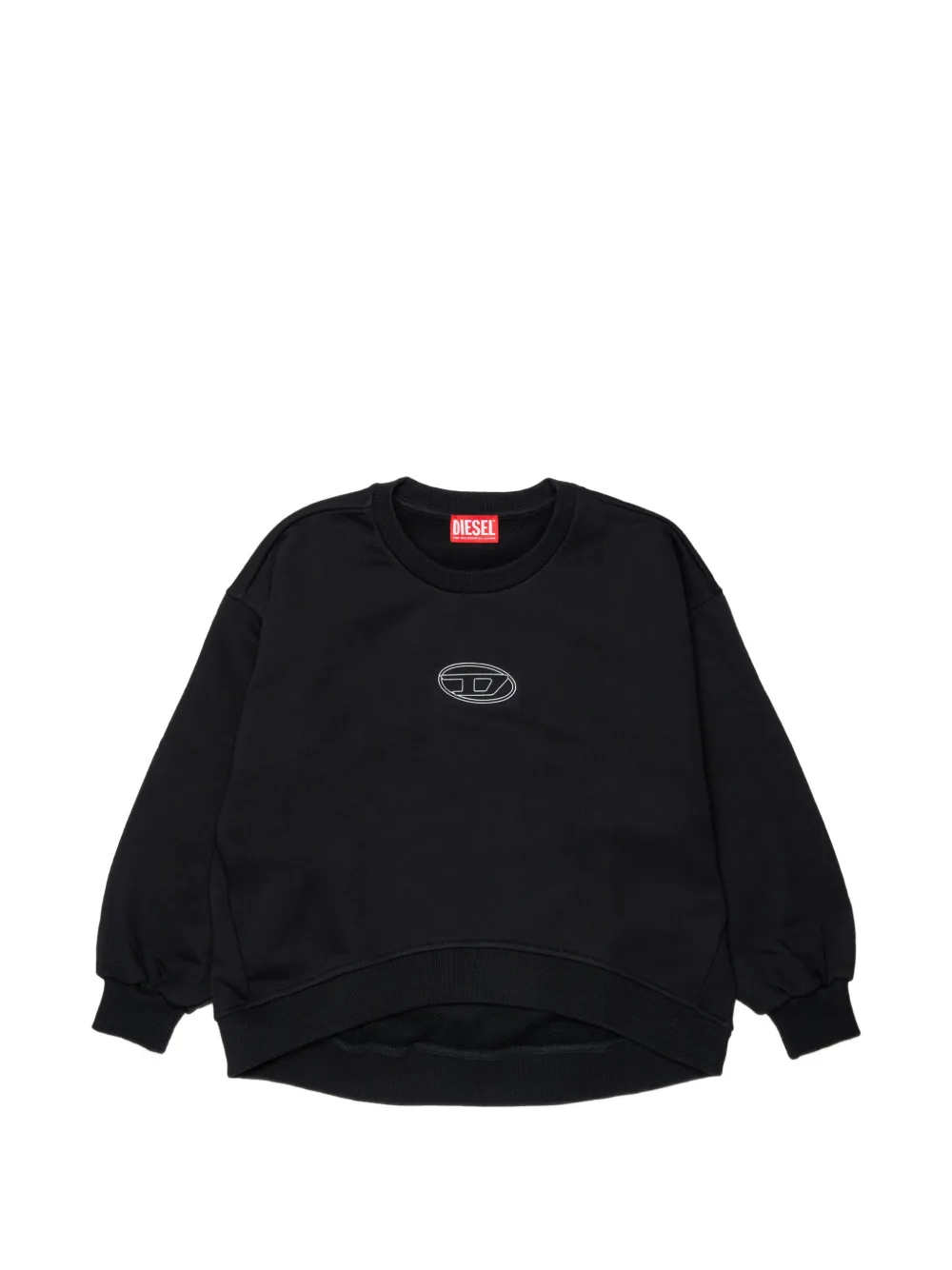 Diesel Kids logo-print sweatshirt - Nero