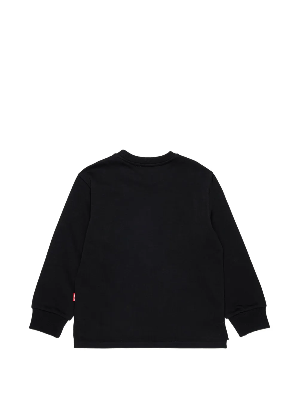 Diesel Kids Sweater met logoprint Zwart