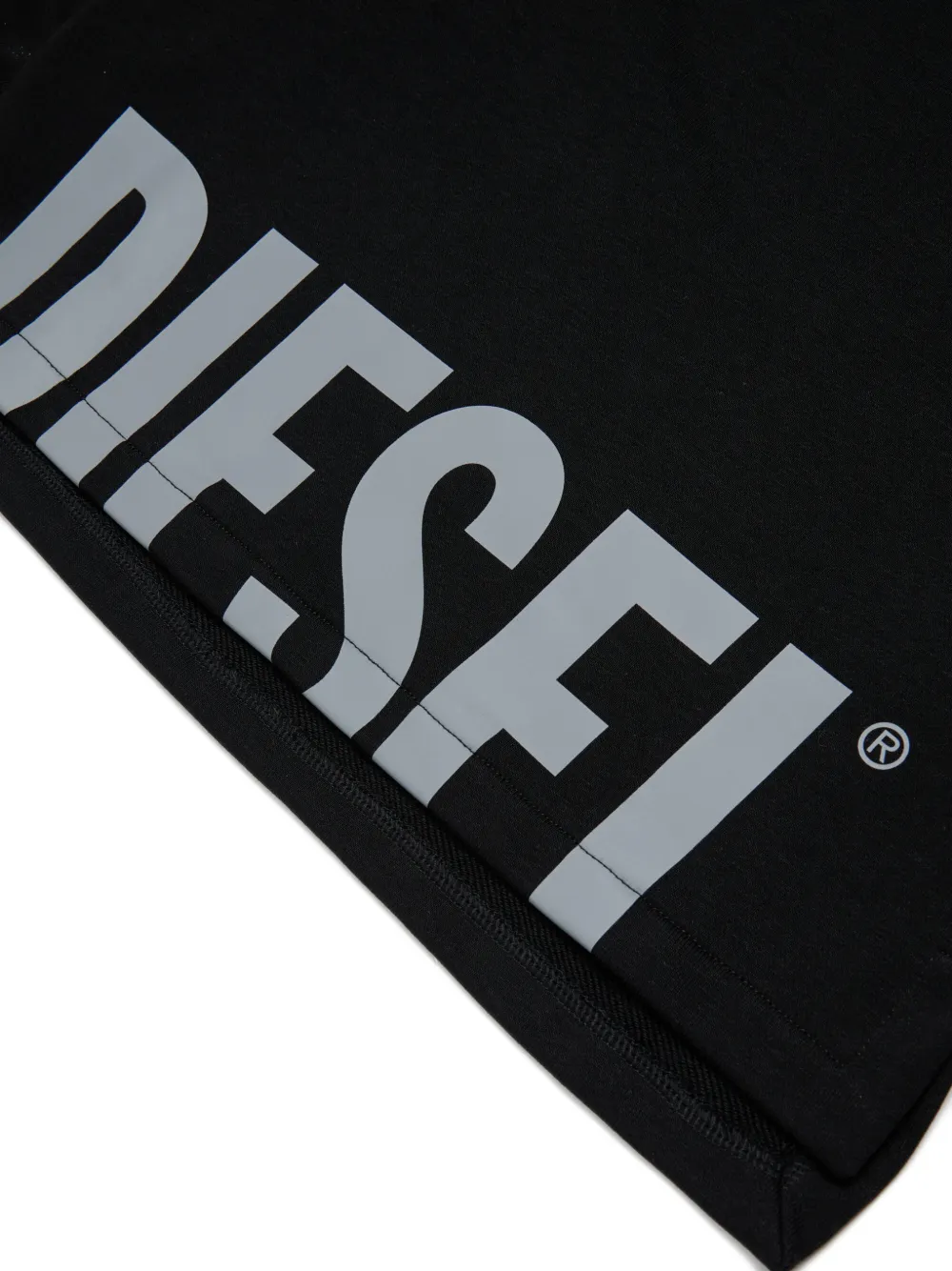Diesel Kids Sweater met logoprint Zwart