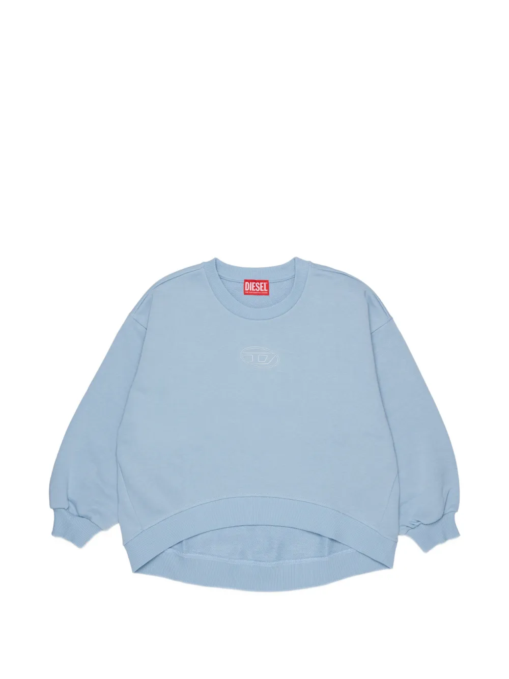 Diesel Kids logo-embroidered sweatshirt - Blau