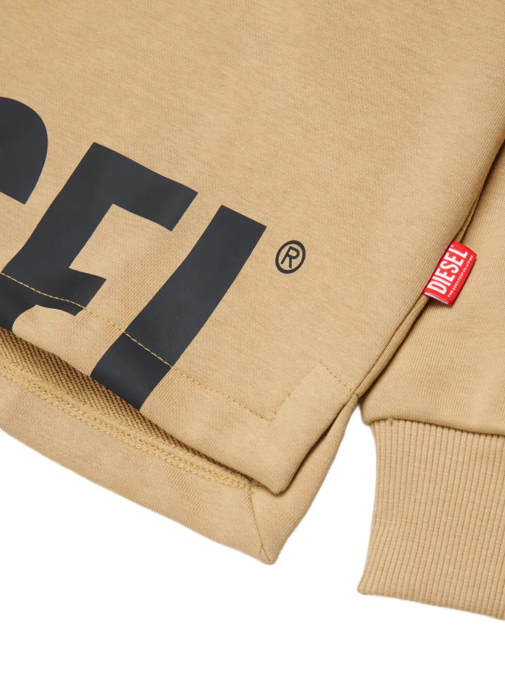 Diesel Kids logo-print sweatshirt Beige