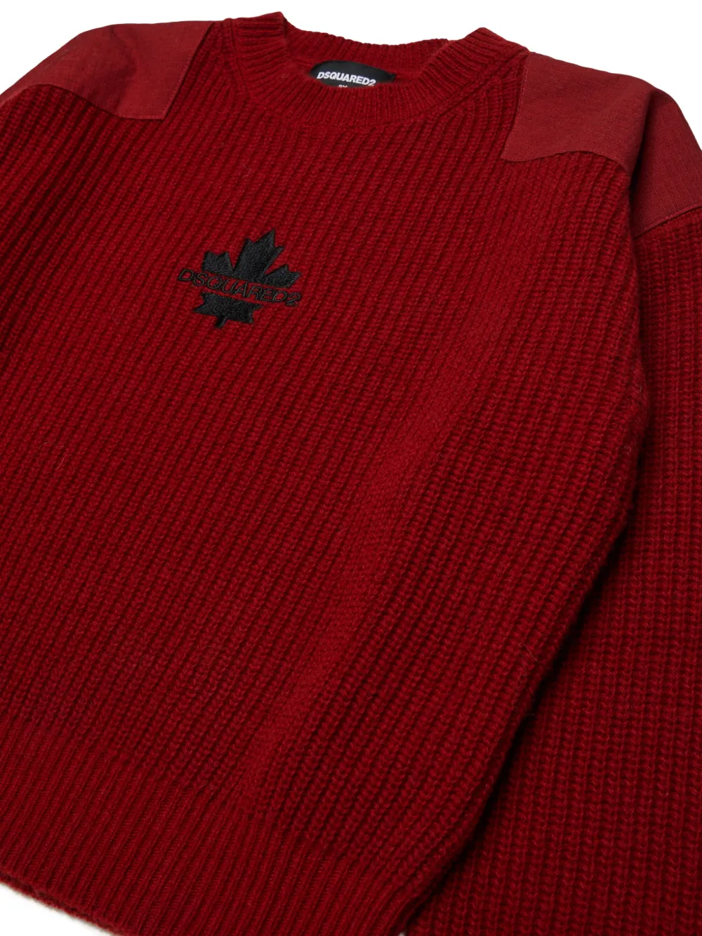 DSQUARED2 KIDS Trui met logopatch Rood
