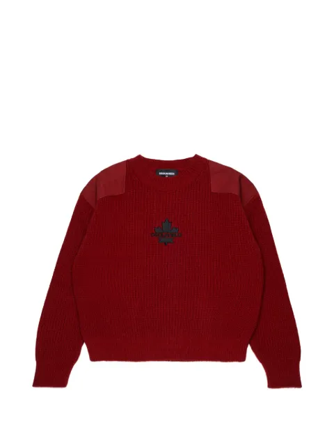 DSQUARED2 KIDS suéter con parche del logo