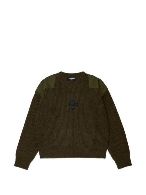 DSQUARED2 KIDS suéter con logo bordado
