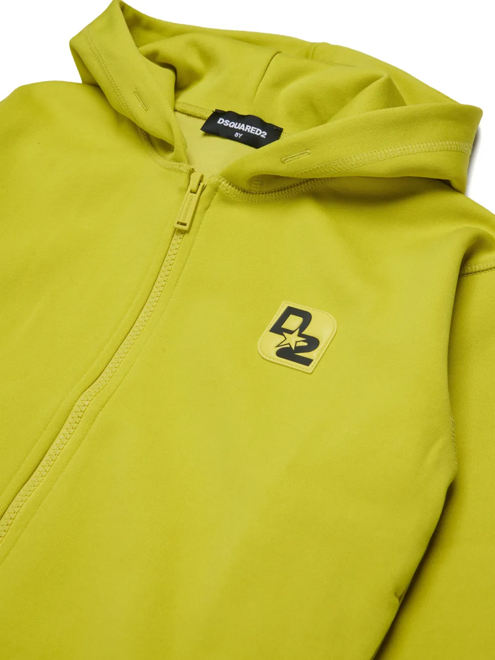 DSQUARED2 KIDS Hoodie met rits Groen