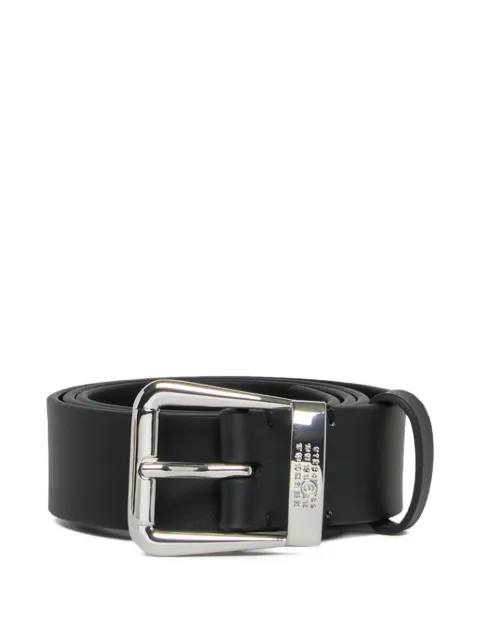 MM6 Maison Margiela Kids Numeric Signature buckle belt