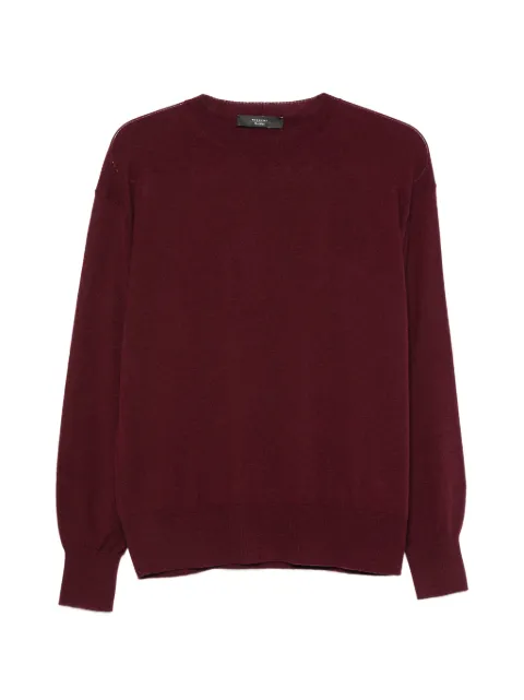 Weekend Max Mara — crew-neck ribbed-trim sweater