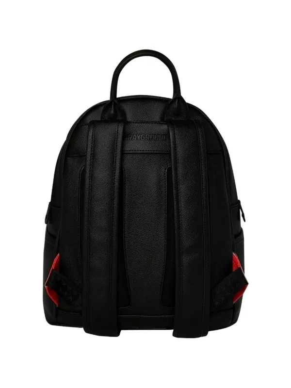Sprayground Gold Brick Drip Savage shark-mouth Backpack | Black