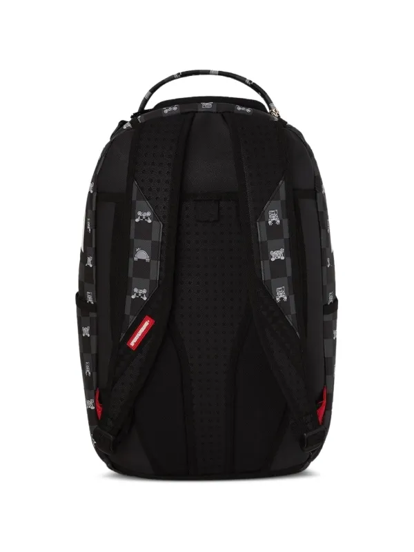 Sprayground Shark チェック バックパック | ブラック | FARFETCH JP