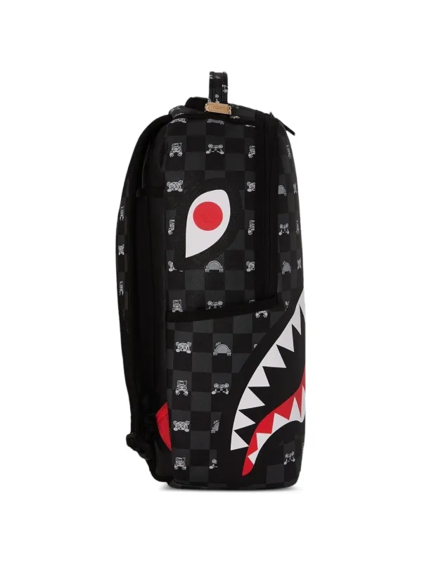 【極美品】SPRAYGROUND バックパック シャーク チェック柄 Sprayground Shark チェック バックパック | ブラック | FARFETCH JP