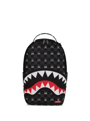 Sprayground チェック シャーク バックパック | ブラック | FARFETCH JP