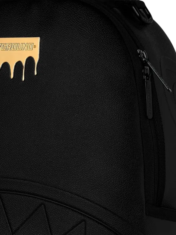 Sprayground Gold Brick Drip Backpack | Black | FARFETCH