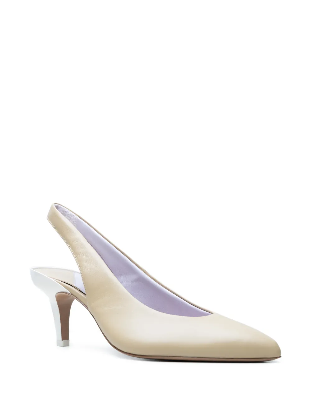 Chloé Suzie slingback pumps Beige