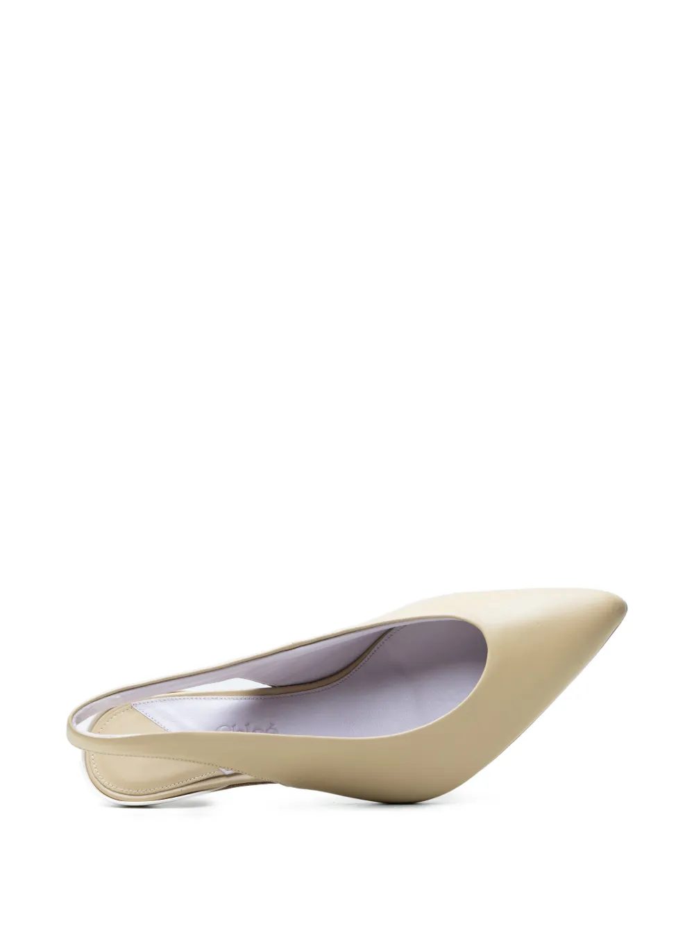 Chloé Suzie slingback pumps Beige