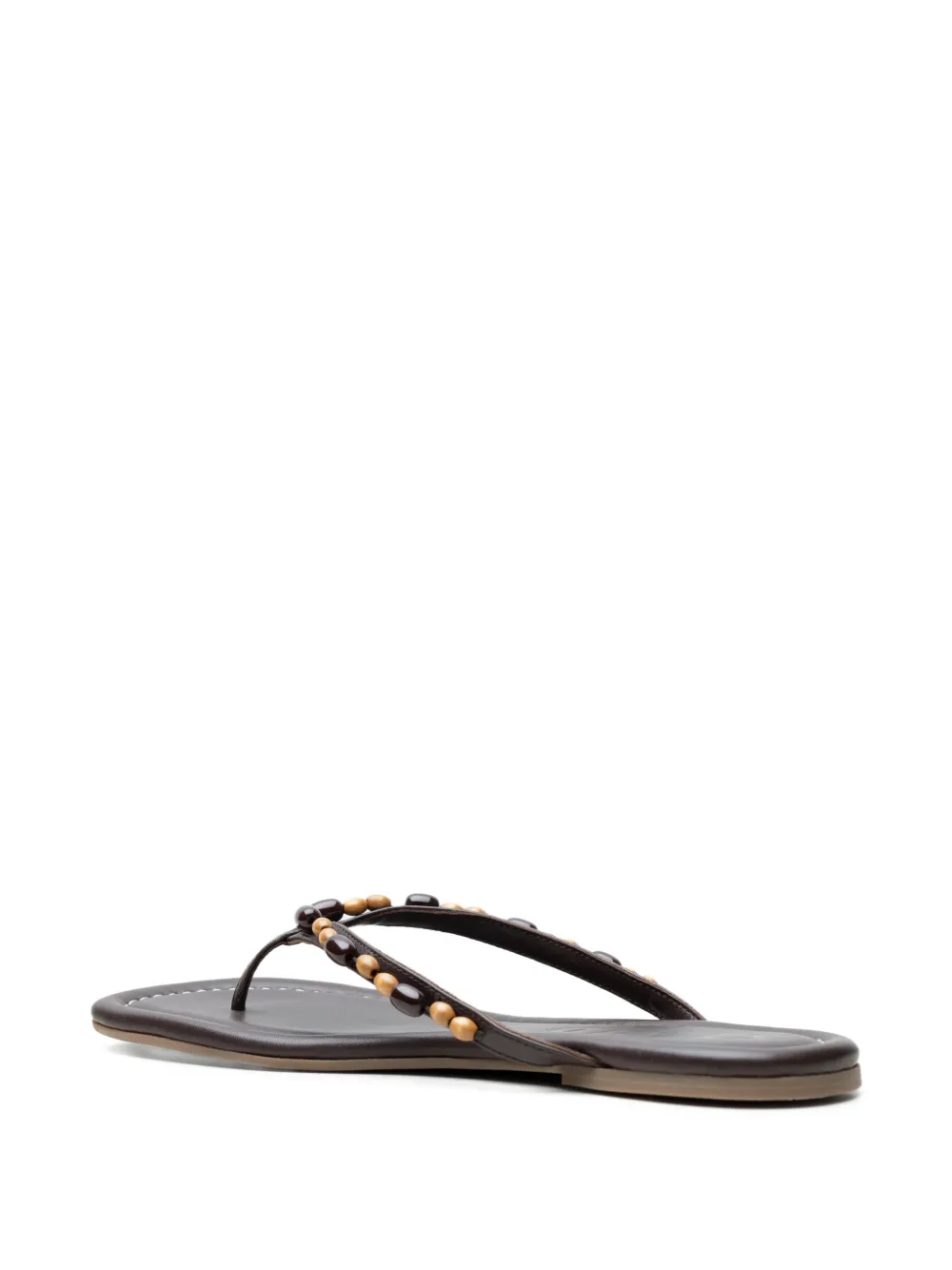 STAUD Freja flat sandals Bruin