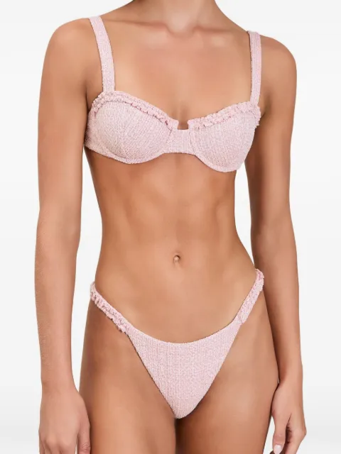 Devon Windsor top de bikini Ava texturizado