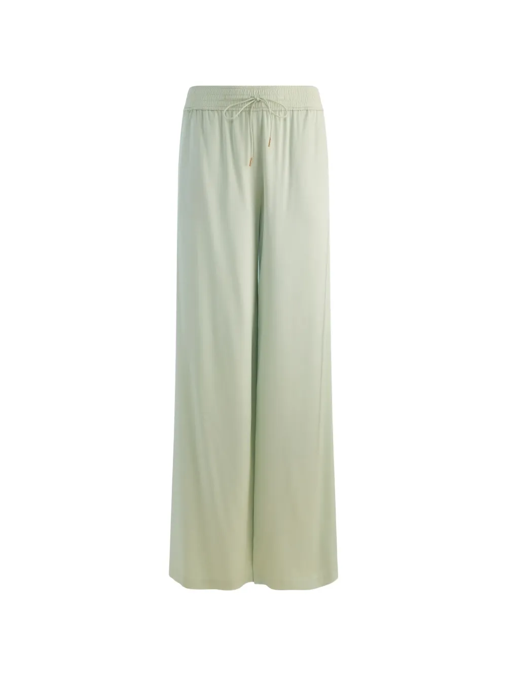 alice + olivia Kenley side-slit drawstring palazzo pants - Verde