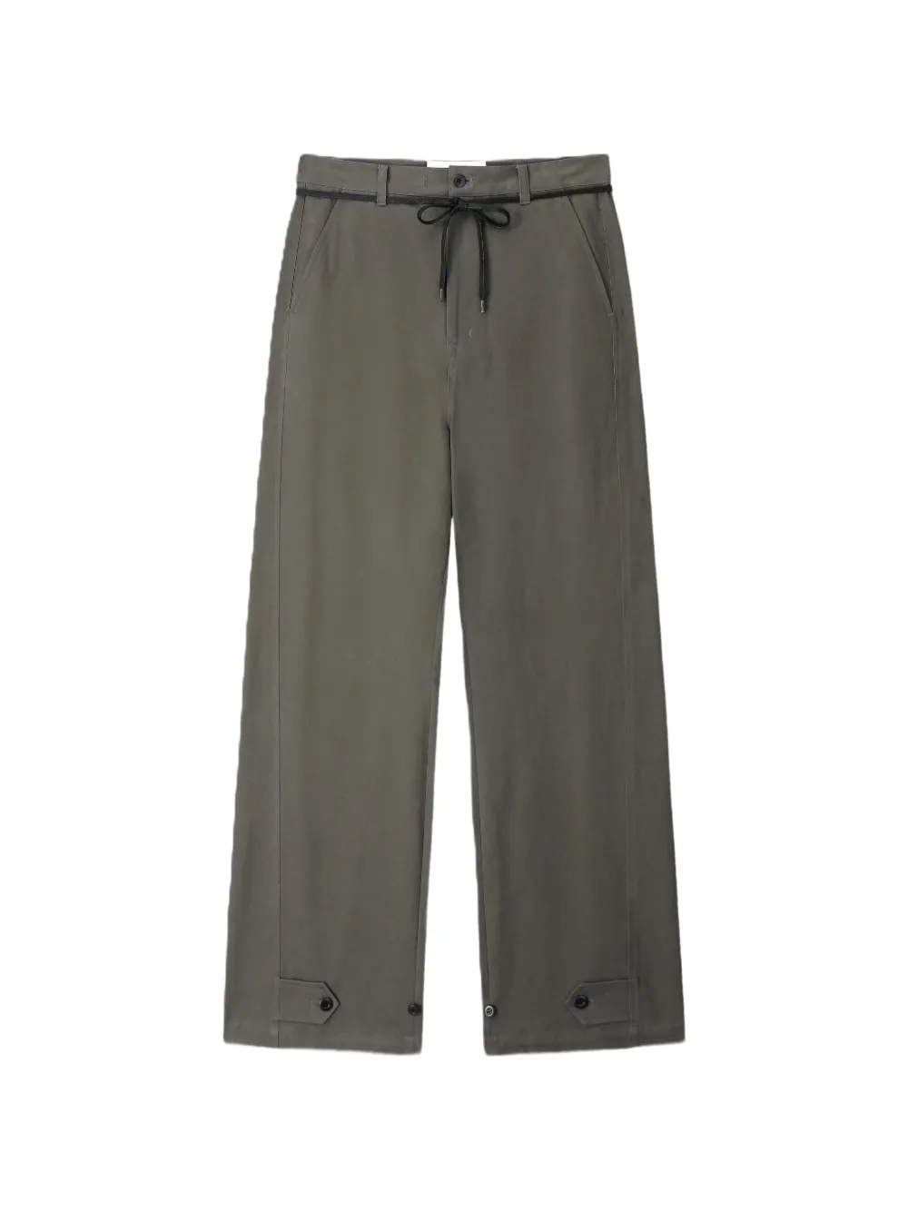 TONYWACK drawstring button-tab trousers