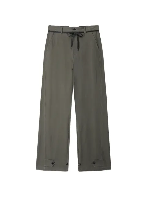 TONYWACK pantalones con cordones en la pretina y botones