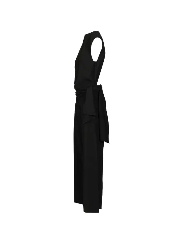 Alaïa ドレープ オープンバック ジャンプスーツ | ブラック | FARFETCH JP