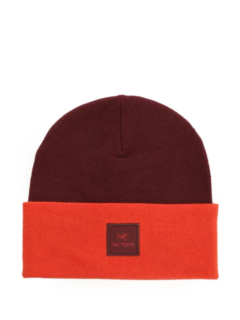 Arc'teryx logo-patch knitted beanie hat