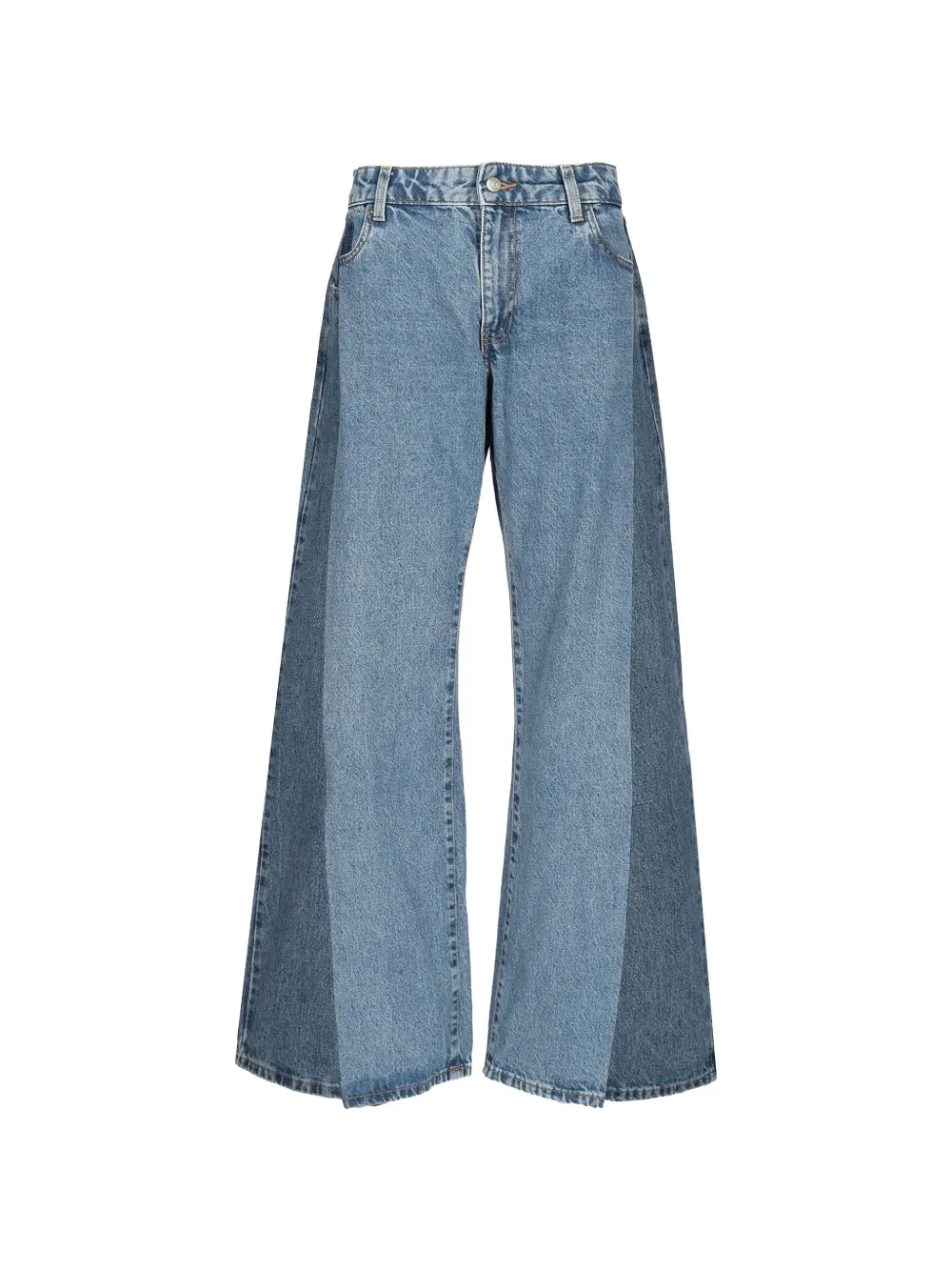 E.L.V. DENIM Freya panelled jeans - Blu