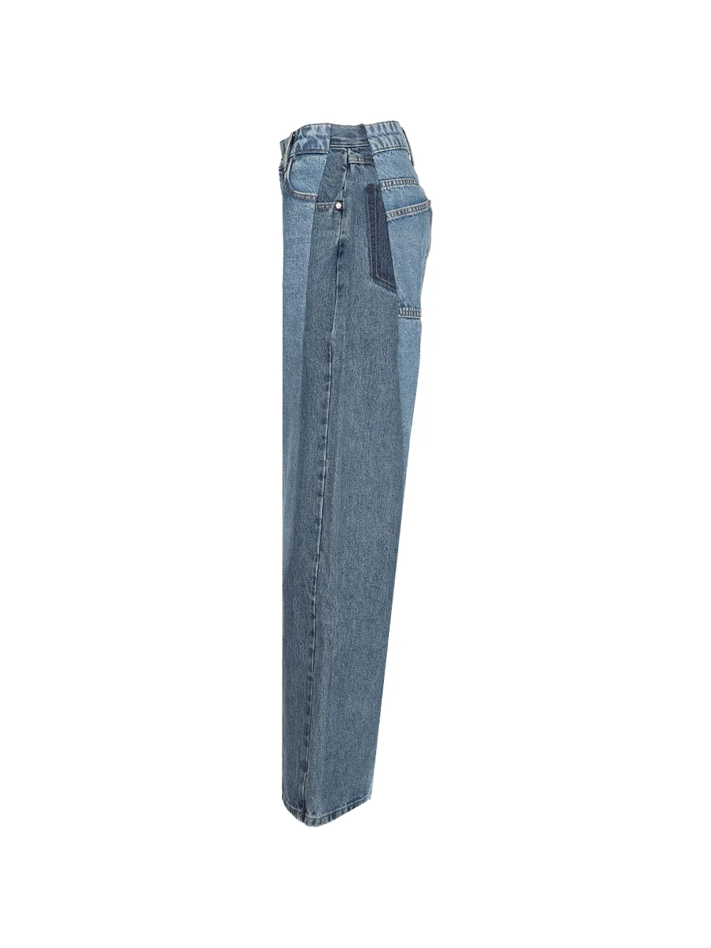  E.l.v. Denim Vaqueros Freya A Paneles - Azul 