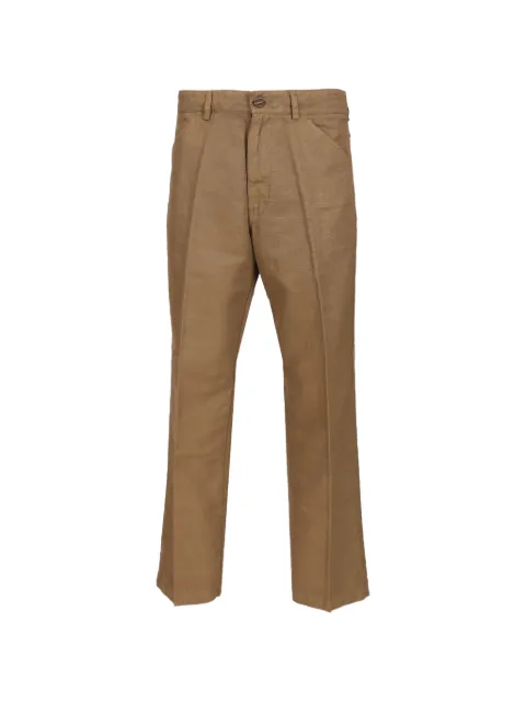 original vintage style straight-leg five-pocket trousers