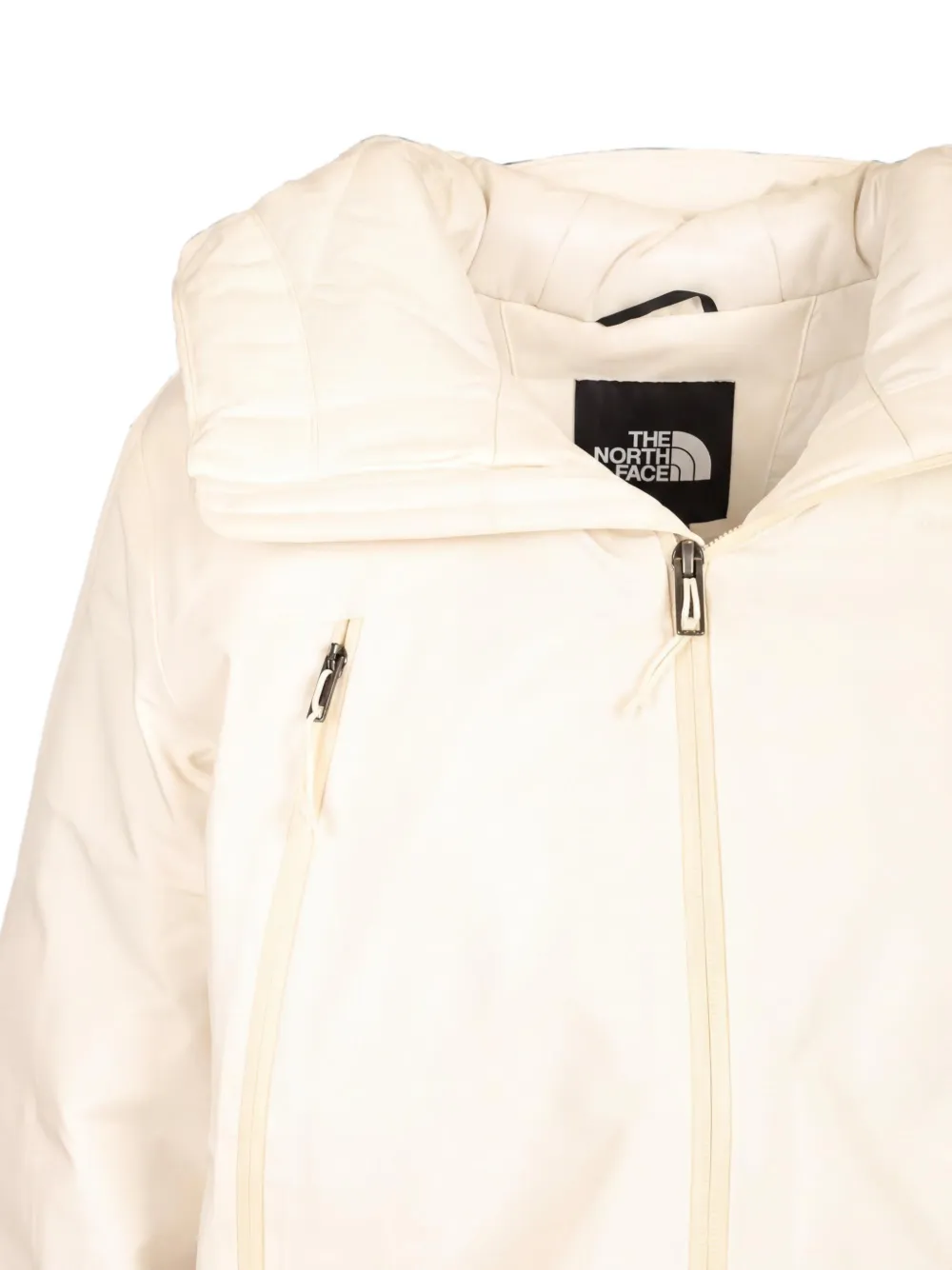 The North Face Mountain Range jack met capuchon Beige