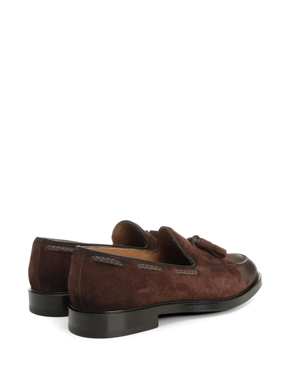 corvari tassel suede loafers Bruin