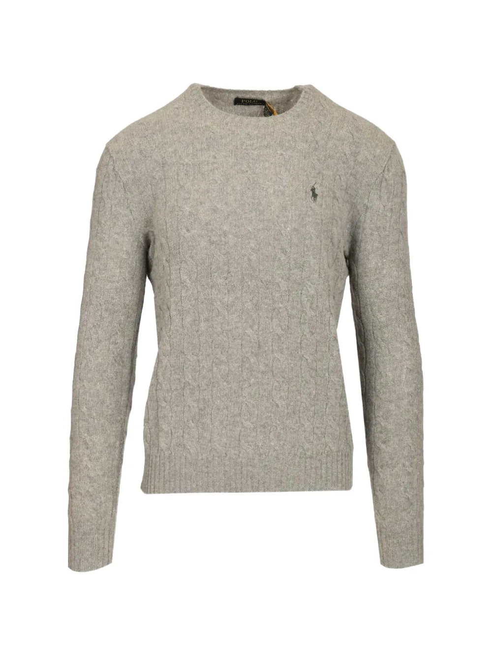 Polo Ralph Lauren cable-knit Pony sweater - Grigio