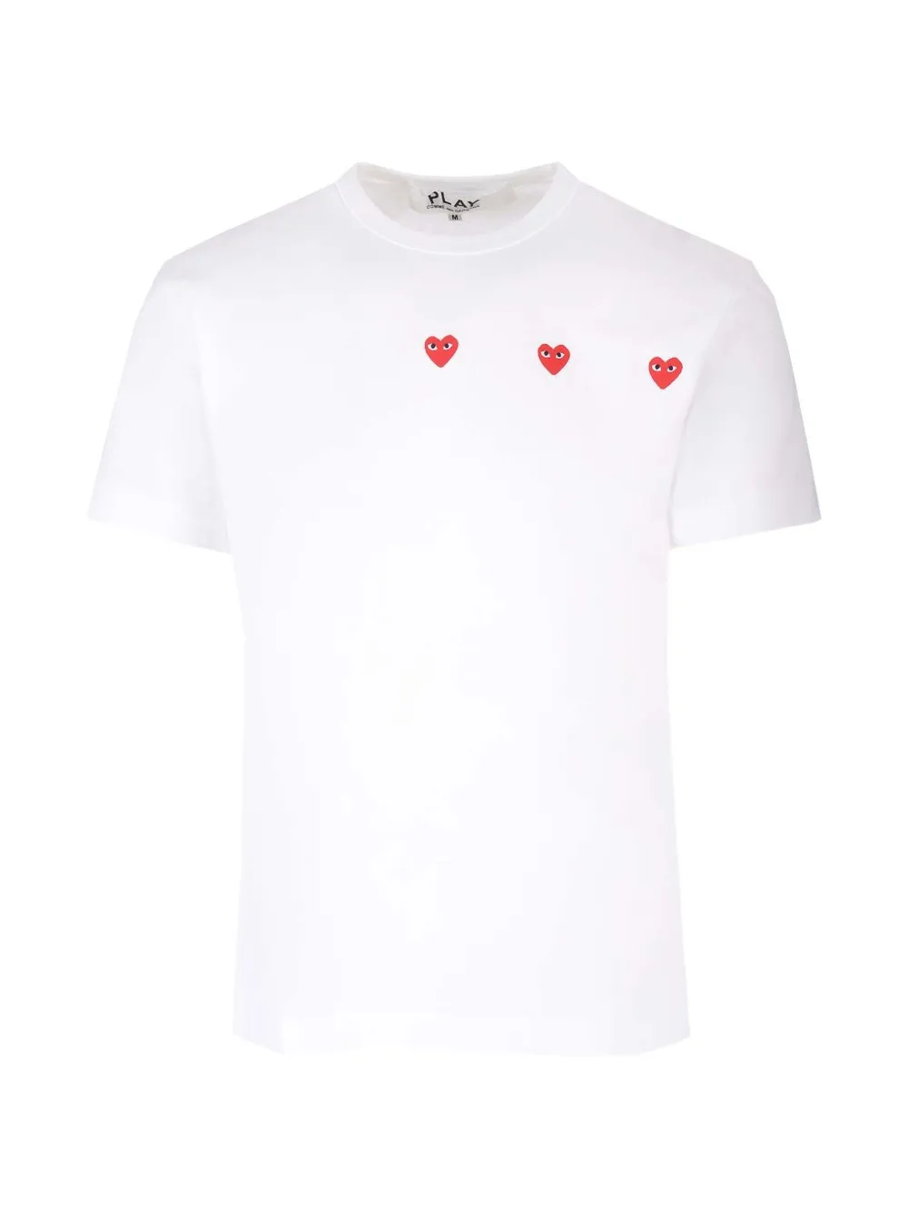 Comme Des Garçons Play heart-patch T-shirt - Bianco