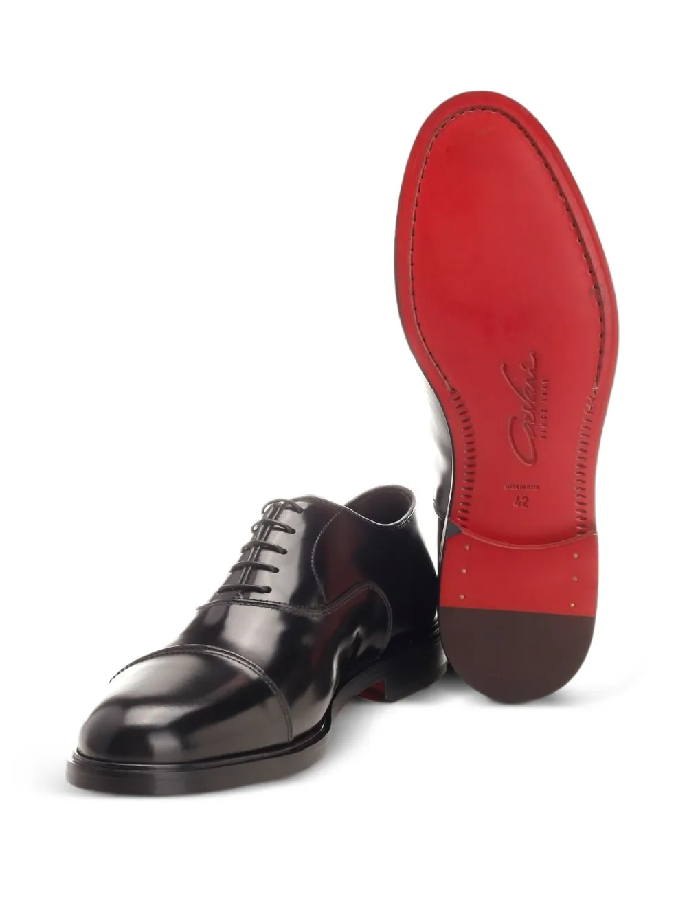 corvari cap-toe oxford shoes Zwart