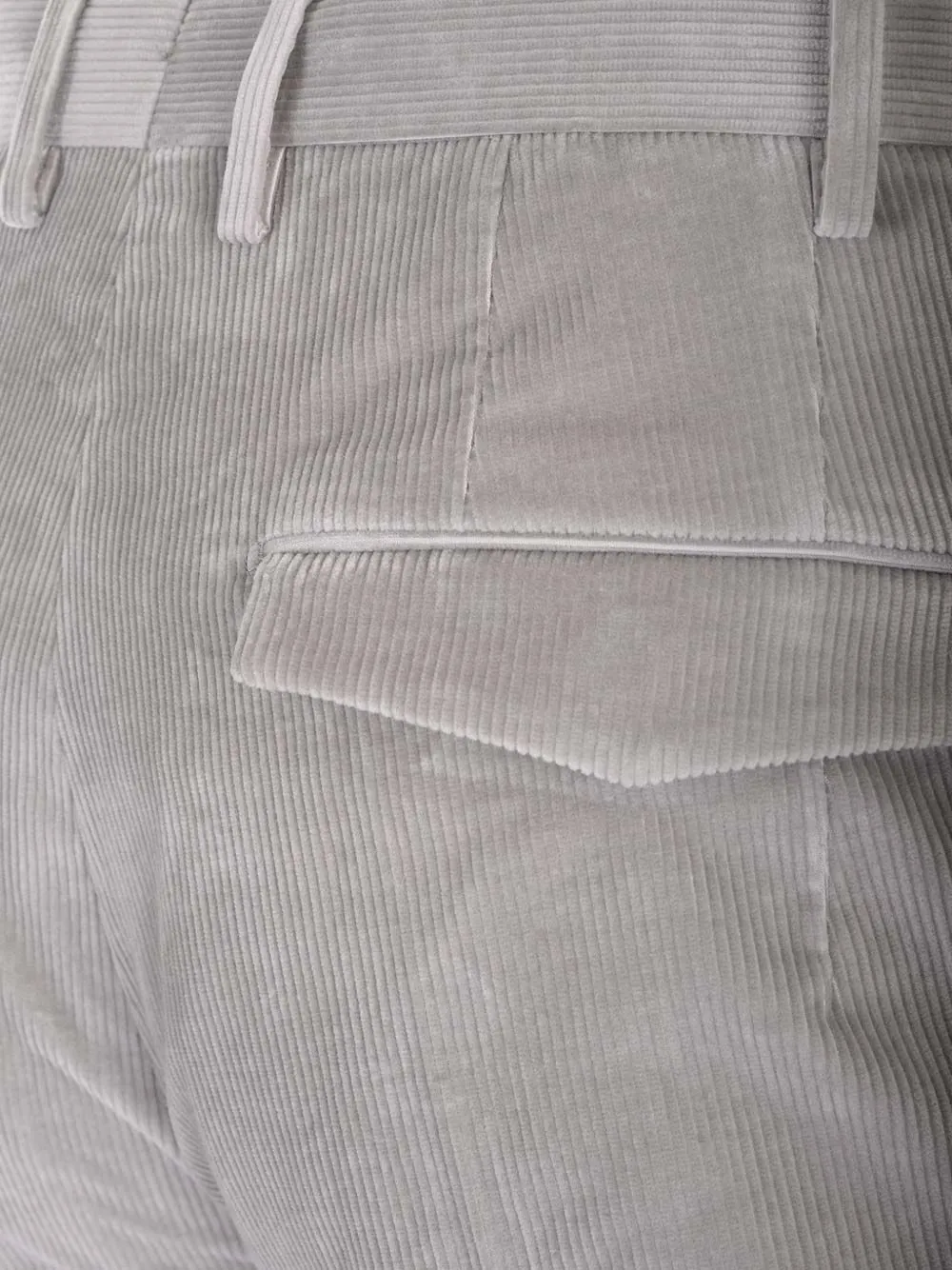 PT Torino Master ribfluwelen broek Grijs