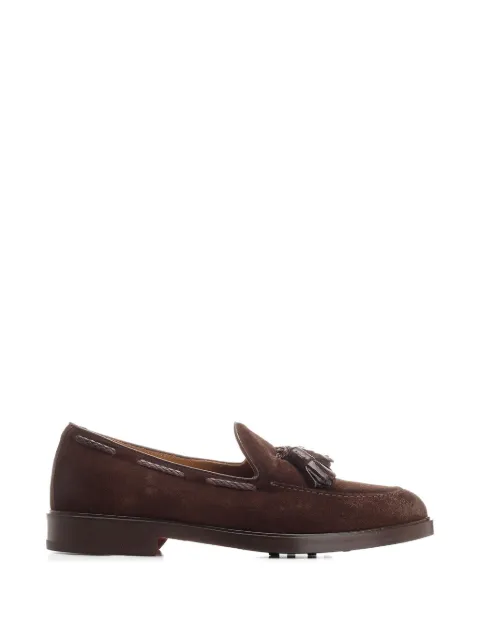 corvari tassel-detail suede loafers