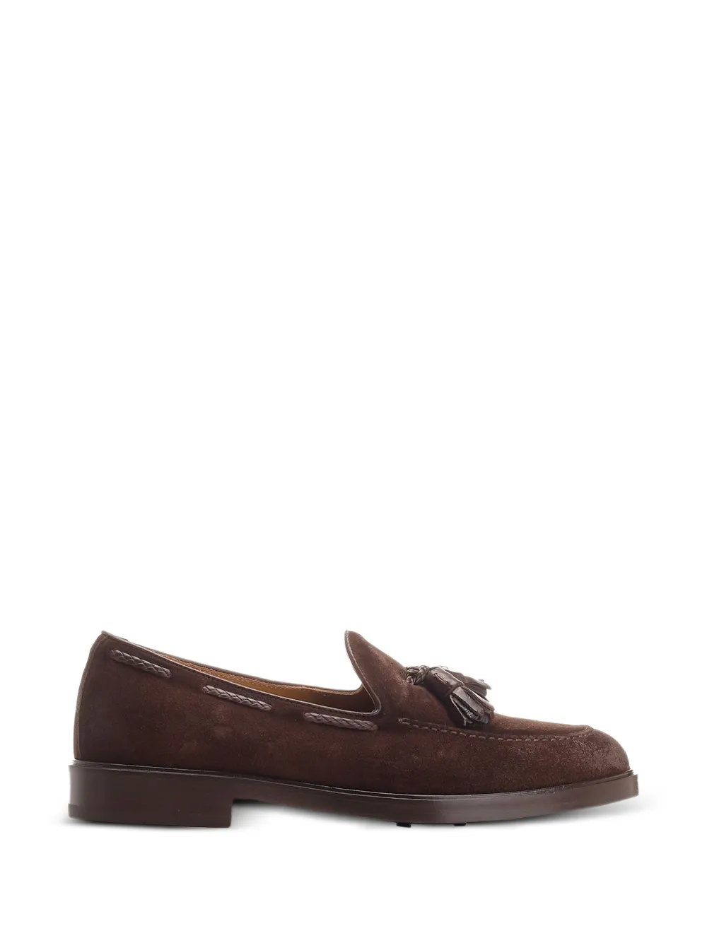 corvari tassel-detail suede loafers - Marrone