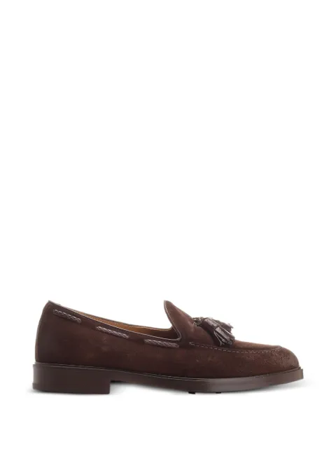 corvari tassel-detail suede loafers