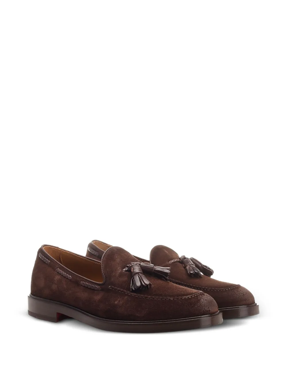 corvari tassel-detail suede loafers Bruin