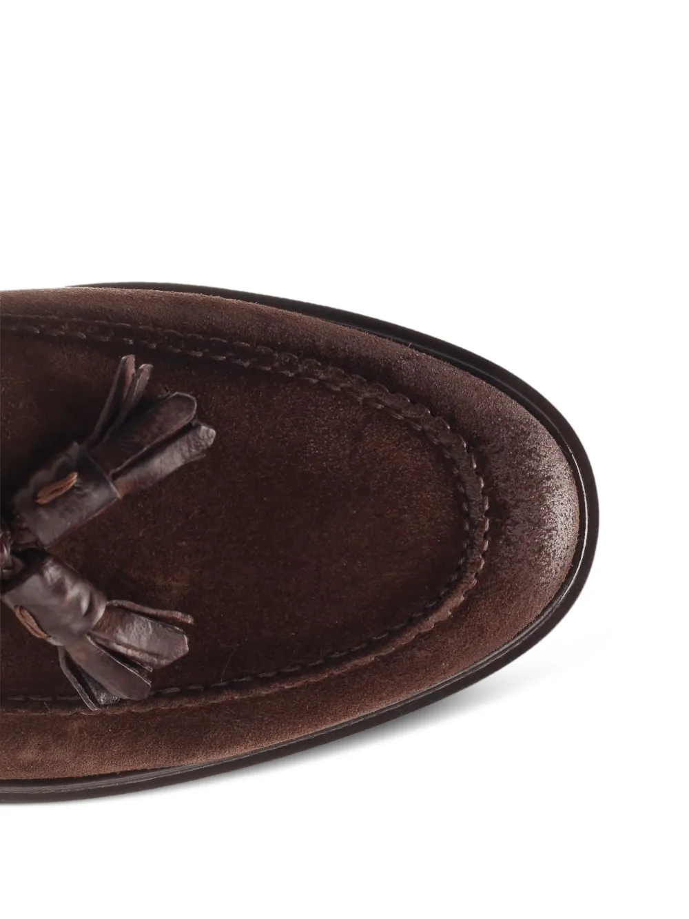 corvari tassel-detail suede loafers Bruin