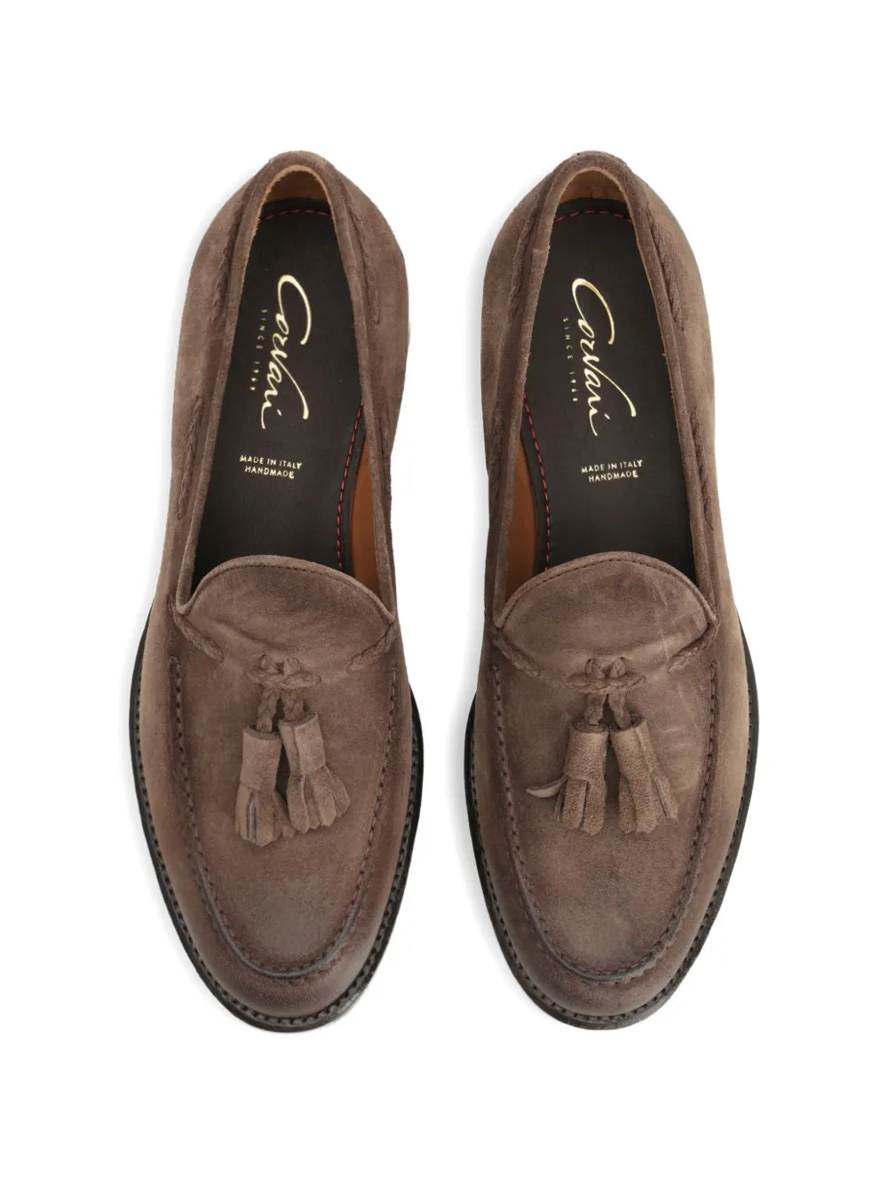 corvari tassel-detail suede boat shoes Bruin