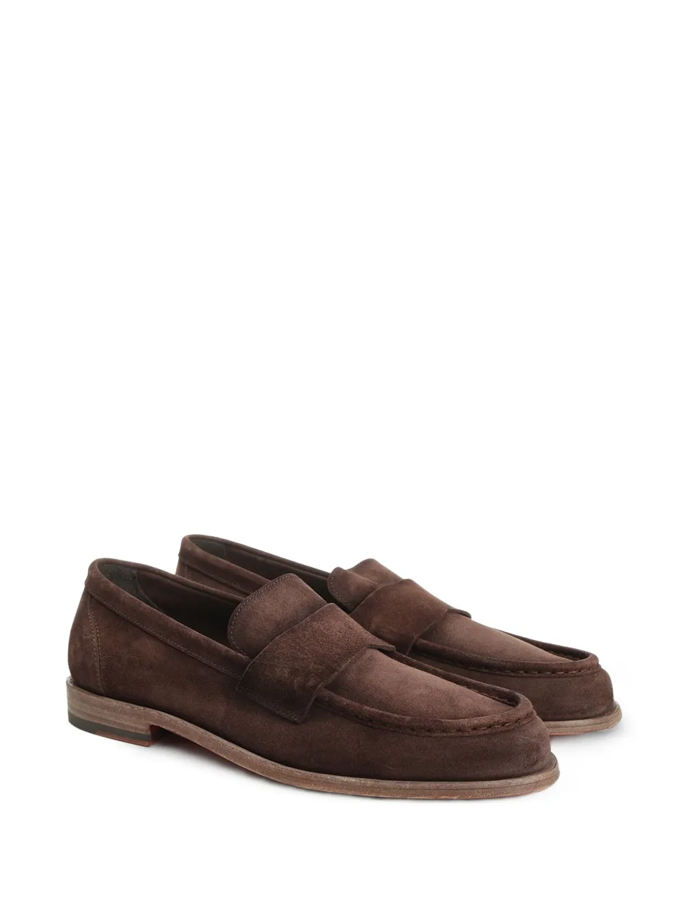 corvari suede slip-on loafers Bruin
