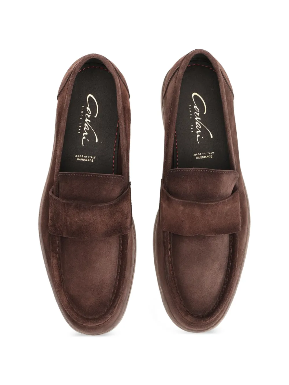 corvari suede slip-on loafers Bruin