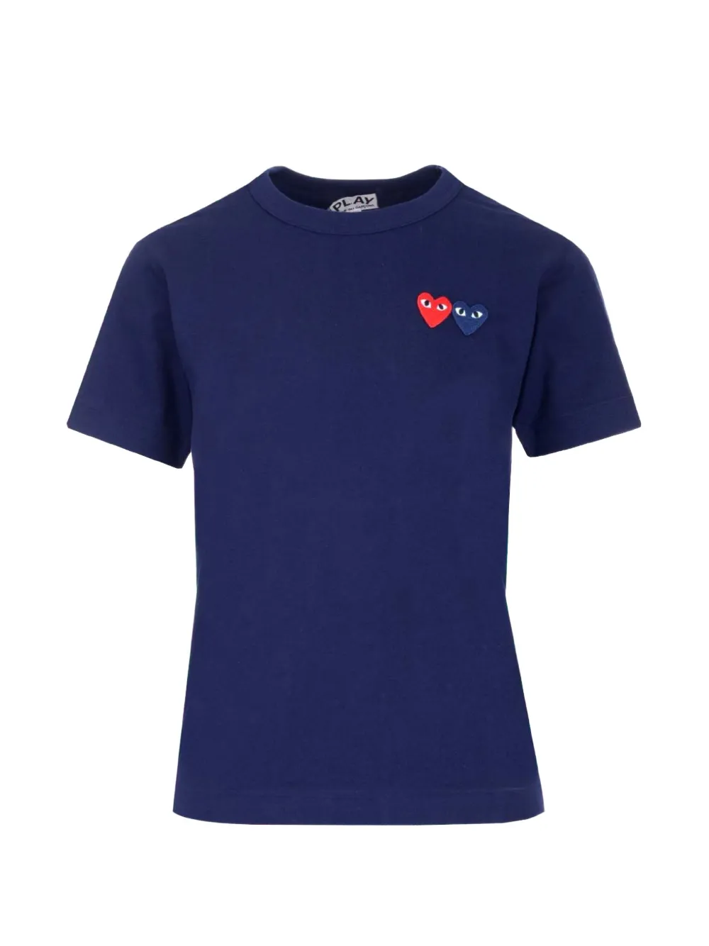 Comme Des Garçons Play heart-patch T-shirt - Blau