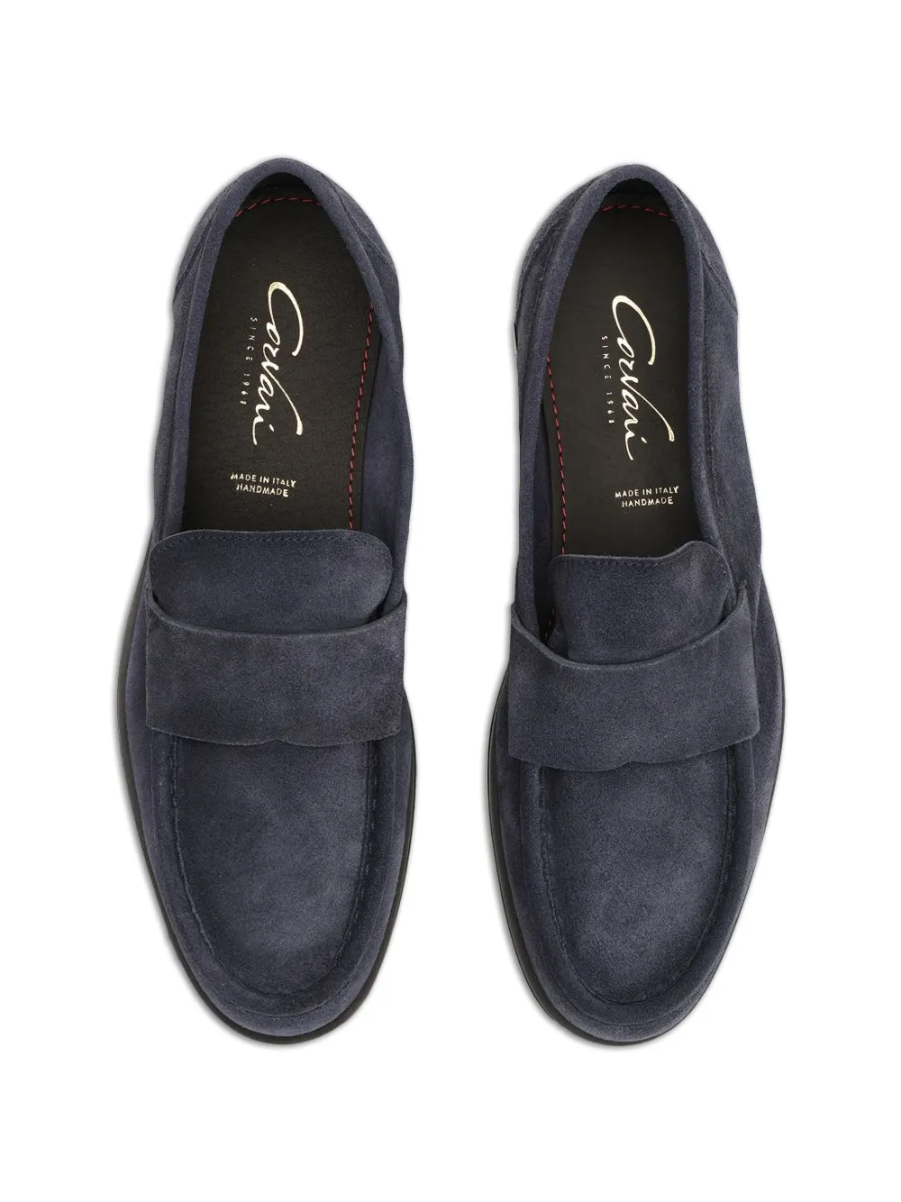 corvari suede loafers Blauw
