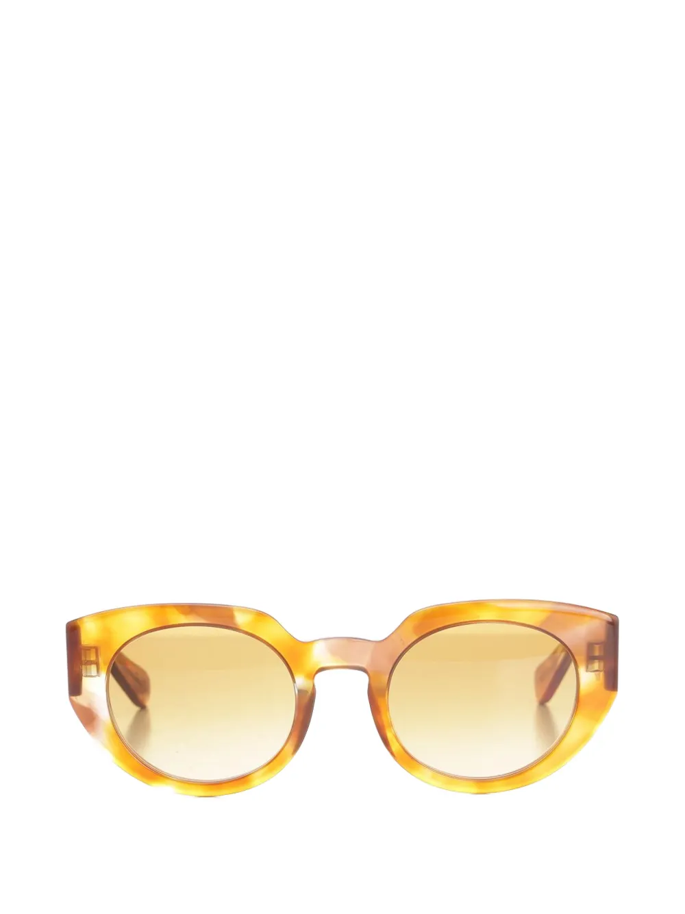 Chloé tortoiseshell-effect frame sunglasses - Marrone