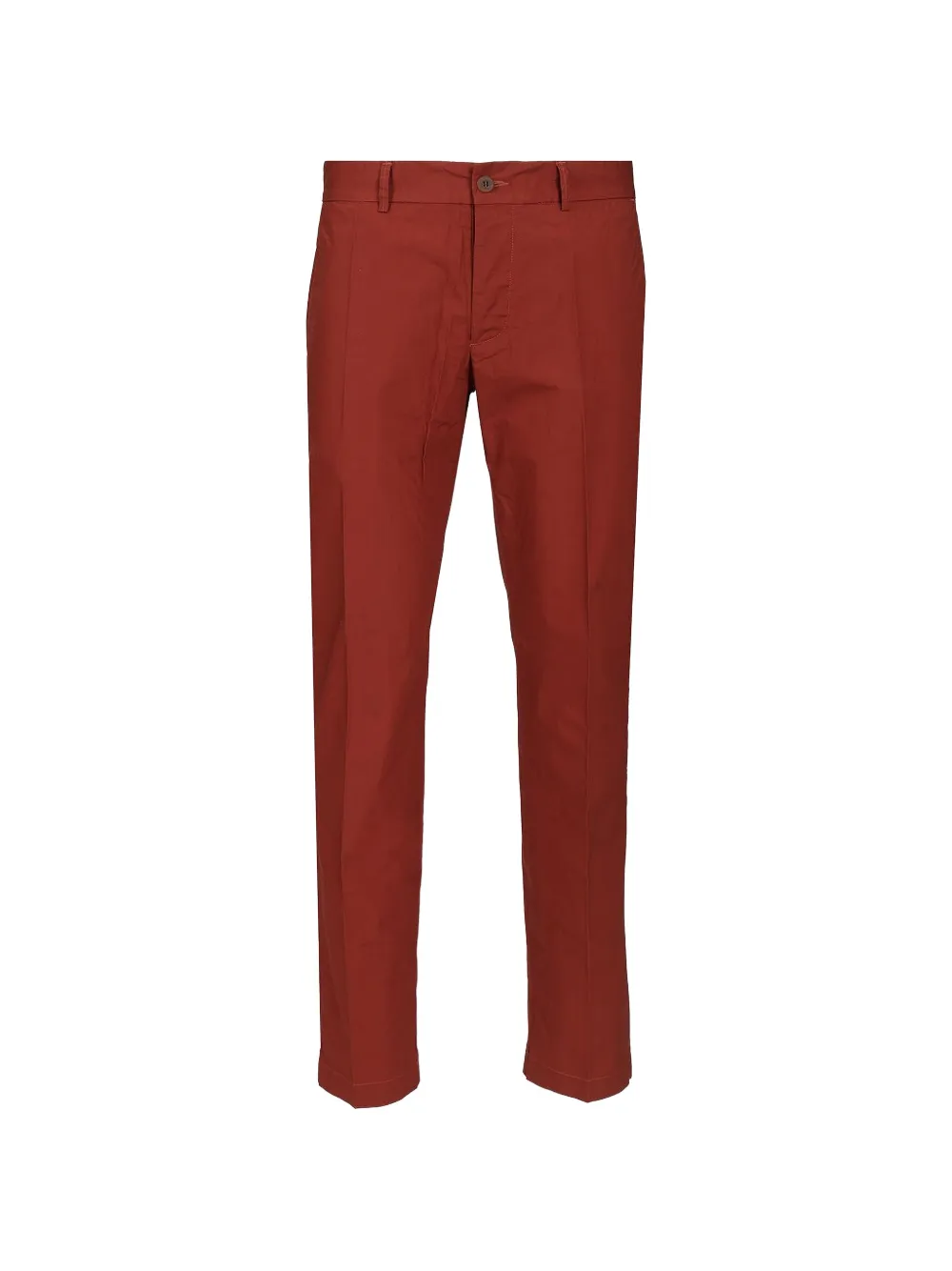 original vintage style straight-leg trousers - Rosso