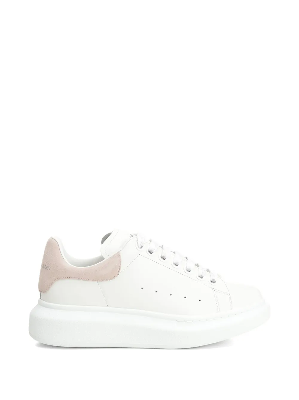 Alexander McQueen Oversized Sneakers mit Wildlederborte - Weiß